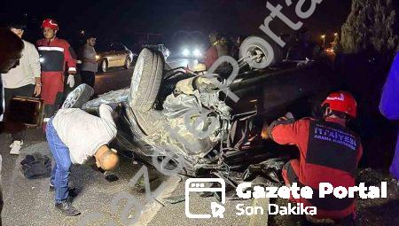 Muğla-Aydın Yolunda Korkutan Kaza: Takla Atan Araçtan Sağ Çıktı