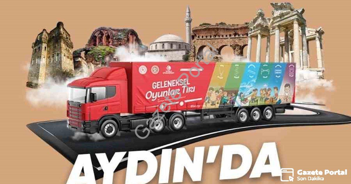 "Aydın'da Nostalji Rüzgarı: Geleneksel Oyunlar Tırı Şenliği Başlıyor" başlıklı haber için fotorealis