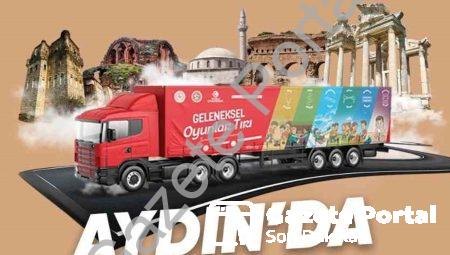 Aydın’da Nostalji Şöleni: Geleneksel Oyunlar Tırı Meydana İniyor