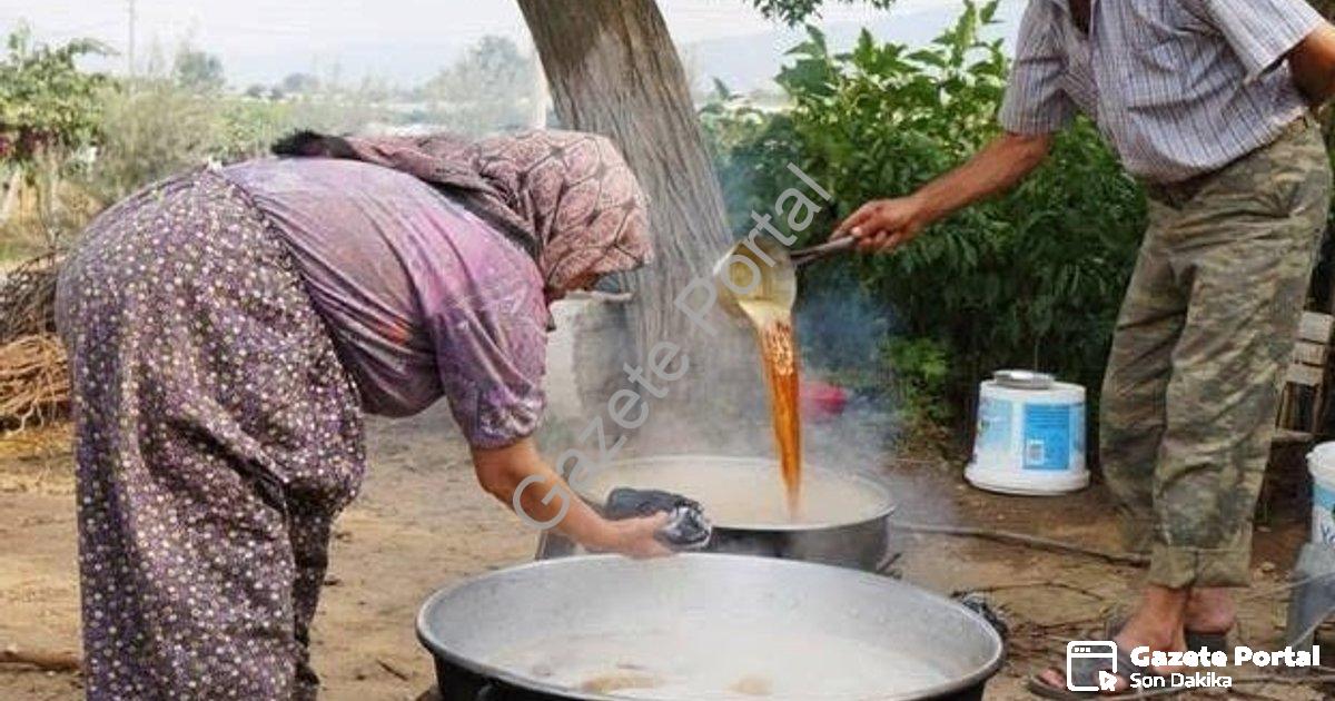 "Sarıgöl'de Pekmez Zamanı: Geleneksel Lezzet İçin Kazanlar Kaynıyor" başlıklı haber için fotorealist