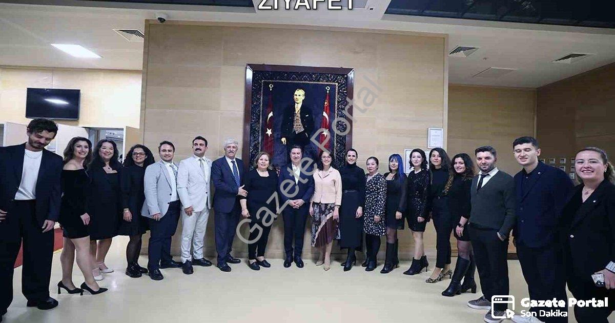 "Muğla Belediyesi'nden Öğretmenlere Özel Ziyafet" başlıklı haber için fotorealistik, profesyonel bir