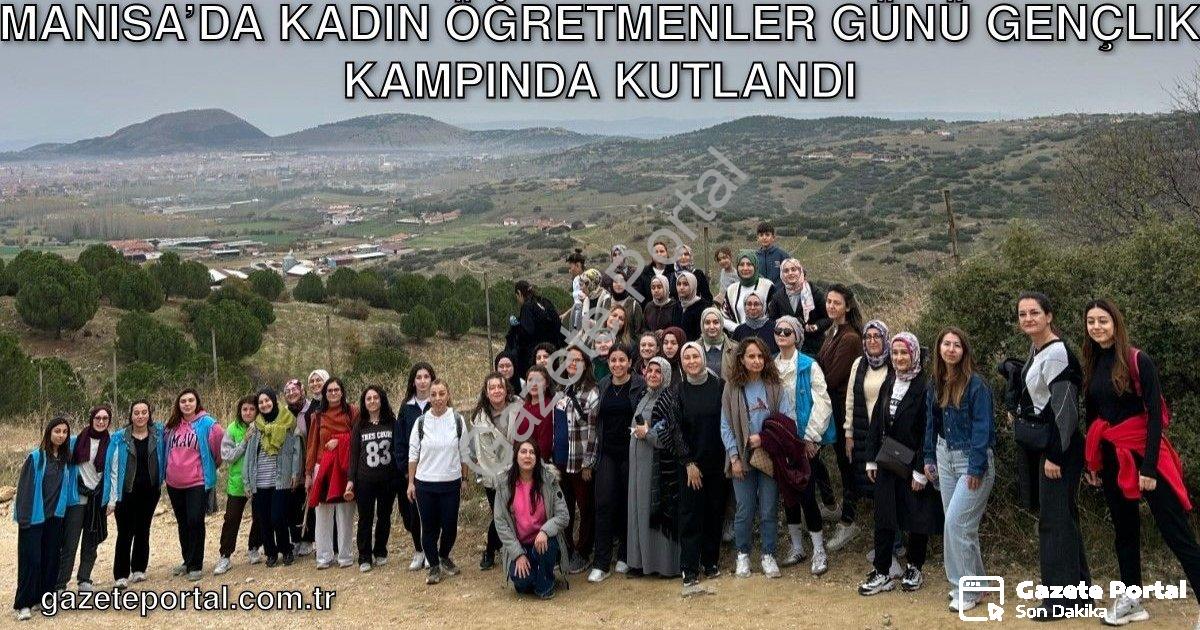 "Manisa’da Kadın Öğretmenler Günü Gençlik Kampında Kutlandı" başlıklı haber için fotorealistik, prof