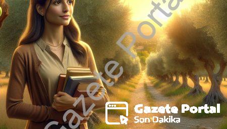 Genç kadın öğretmen zeytin bahçesinde hayatını yeniden kurdu