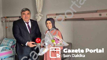 Öğretmenler Günü’nü hastanede geçiren Emine öğretmene anlamlı ziyaret