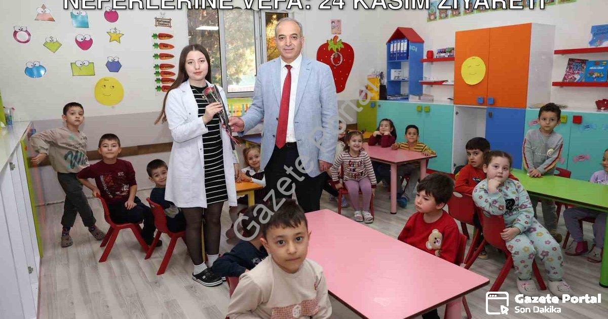 "Denizli OSB Yönetiminden Eğitim Neferlerine Vefa: 24 Kasım Ziyareti" başlıklı haber için fotorealis