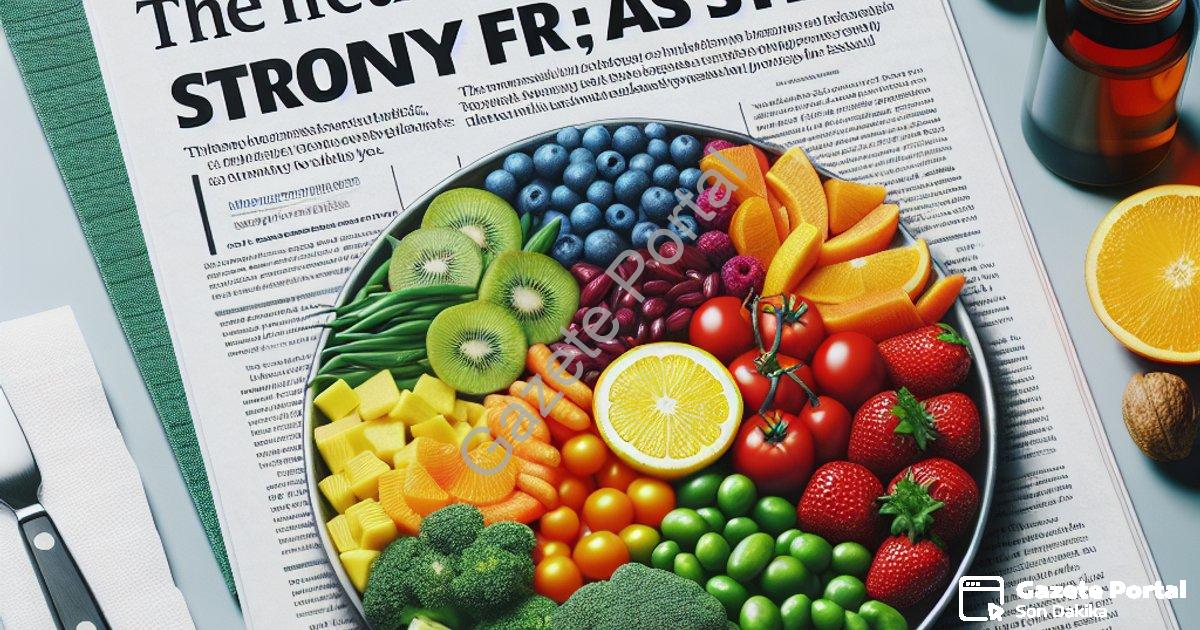 "Bağışıklığı Çelik Gibi Yapan Yöntem: Renkli Tabak Kuralı" başlıklı haber için fotorealistik, profes