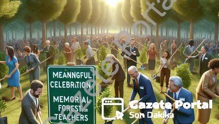 Çivril’de Anlamlı Kutlama: Öğretmenler İçin Hatıra Ormanı Kuruldu