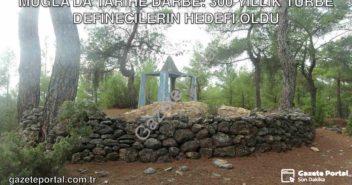 "Muğla'da Tarihe Darbe: 300 Yıllık Türbe Definecilerin Hedefi Oldu" başlıklı haber için fotorealisti