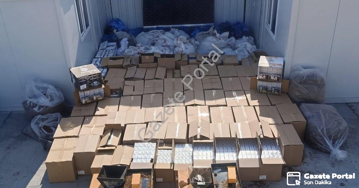 "Aydın ve İzmir'de Dev Kaçakçılık Operasyonu: Tonlarca Tütün Yakalandı" başlıklı haber için fotoreal