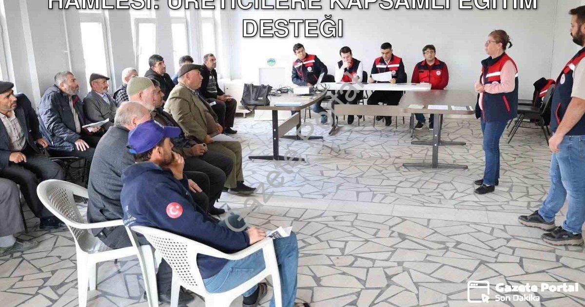 "Afyonkarahisar'da Tarımsal Kalkınma Hamlesi: Üreticilere Kapsamlı Eğitim Desteği" başlıklı haber iç