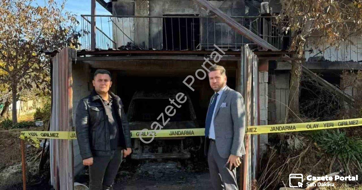 "Tavas Belediye Başkanı Kadir Tatık Yangınzede Ailenin Acısını Paylaştı" başlıklı haber için fotorea