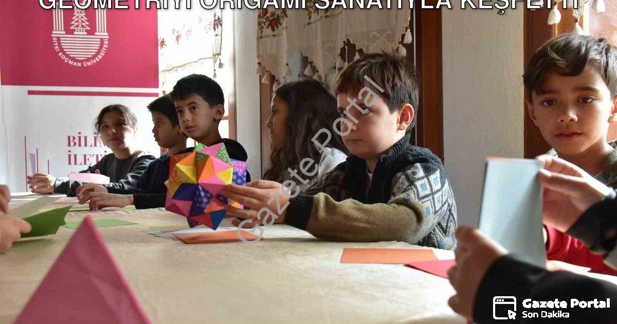 "Muğla'da Renkli Atölye: Çocuklar Geometriyi Origami Sanatıyla Keşfetti" başlıklı haber için fotorea