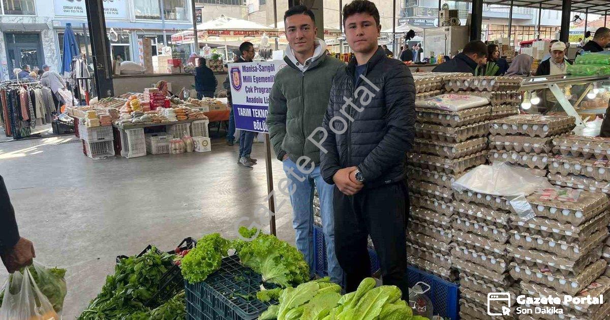 "Sarıgöl'de Lise Öğrencileri Tarımsal Üretimle Okul Bütçesine Katkı Sağlıyor" başlıklı haber için fo