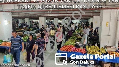 Buharkent’te Pazar Yeri Çevresinde Yeni Trafik Düzenlemesi Başlıyor