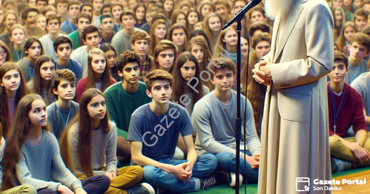 "Kütahya Müftüsü İrfan Açık Gençlik Buluşmaları Programında Öğrencilerle Bir Araya Geldi" başlıklı h