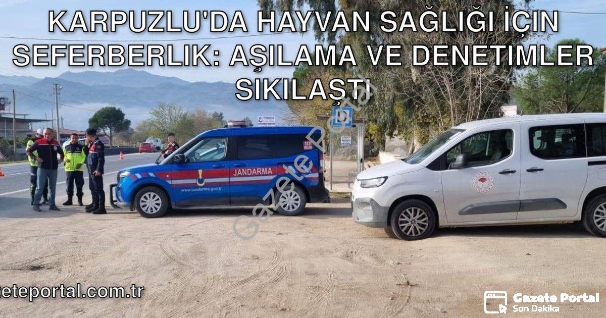 "Karpuzlu'da Hayvan Sağlığı İçin Seferberlik: Aşılama ve Denetimler Sıkılaştı" başlıklı haber için f