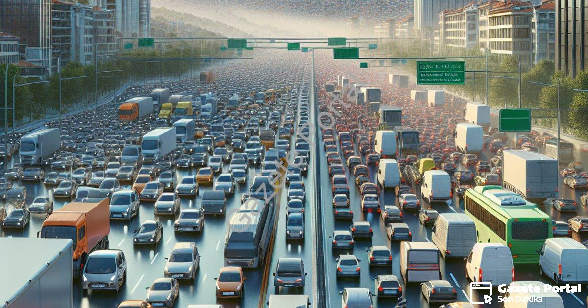 "Kütahya'da Araç Sayısı Rekor Kırdı: Merkez Nüfusunu Geride Bıraktı" başlıklı haber için fotorealist