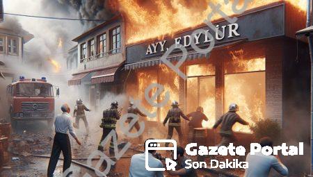 Aydın Efeler’de Korkutan Yangın: Komşuların Dikkati İş Yerini Kül Olmaktan Kurtardı