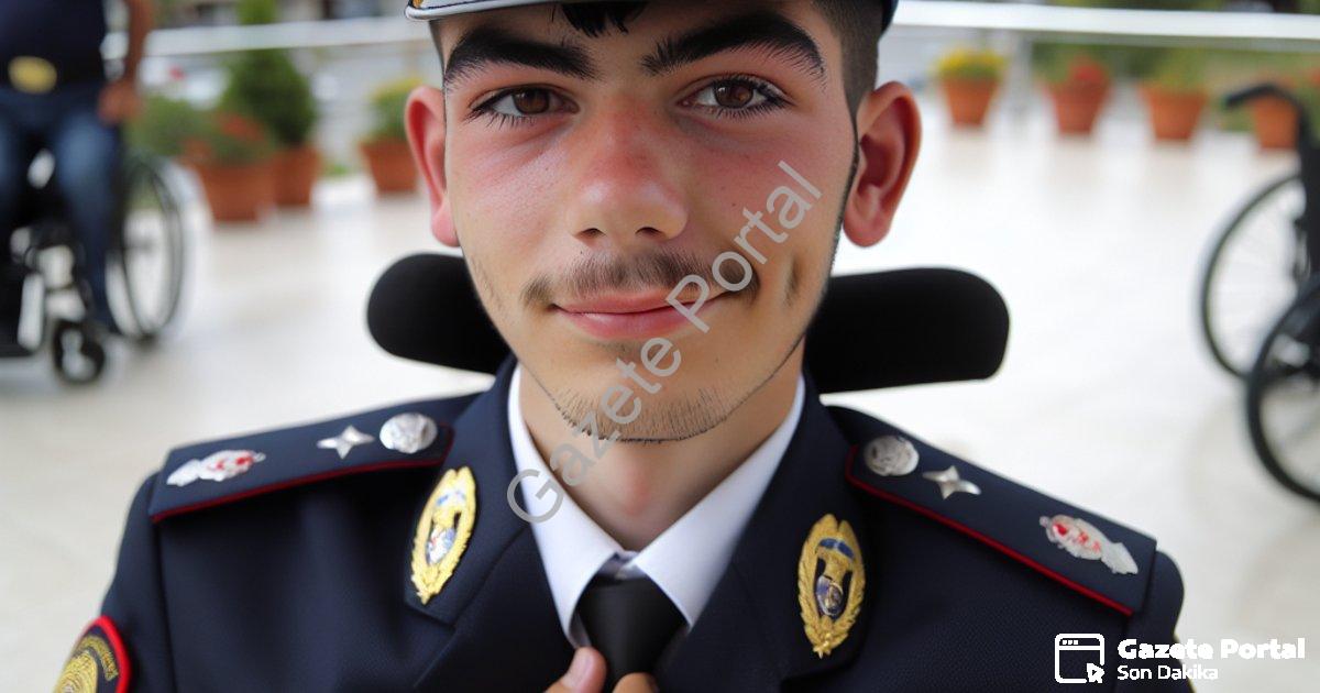 "Muğla'da Duygulandıran Jest: Engelli Gencin Polislik Hayali Gerçek Oldu" başlıklı haber için fotore