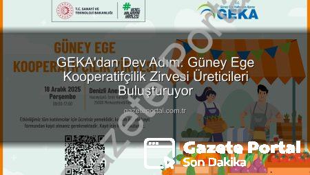 GEKA’dan Dev Adım: Güney Ege Kooperatifçilik Zirvesi Üreticileri Buluşturuyor