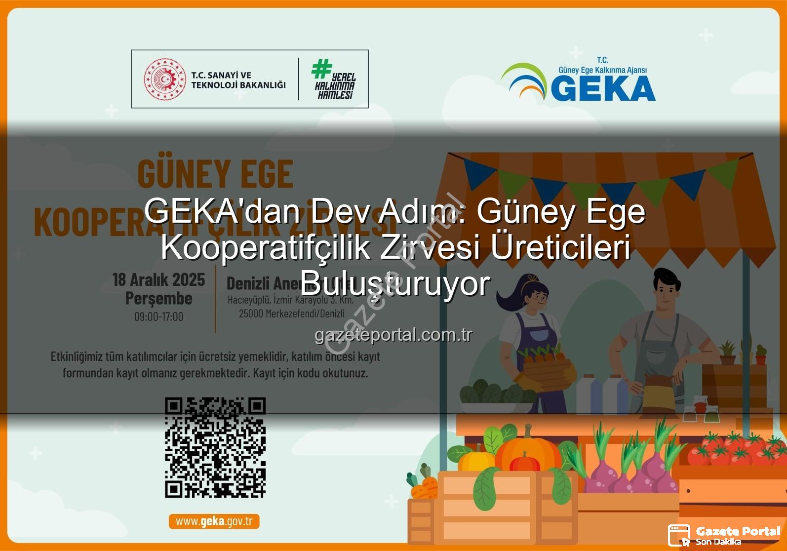 Güney Ege Kooperatifçilik Zirvesi - GEKA'dan Dev Adım: Güney Ege Kooperatifçilik Zirvesi Üreticileri Buluşturuyor