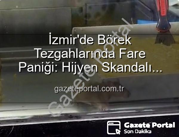 börek tezgahlarında fare - İzmir'de Börek Tezgahlarında Fare Paniği: Hijyen Skandalı Ortaya Çıktı, İşletme Mühürlendi!