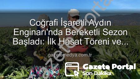 Aydın Enginarı Sezonu Açıldı: Coğrafi İşaretli Lezzetin İlk Hasadı Yapıldı