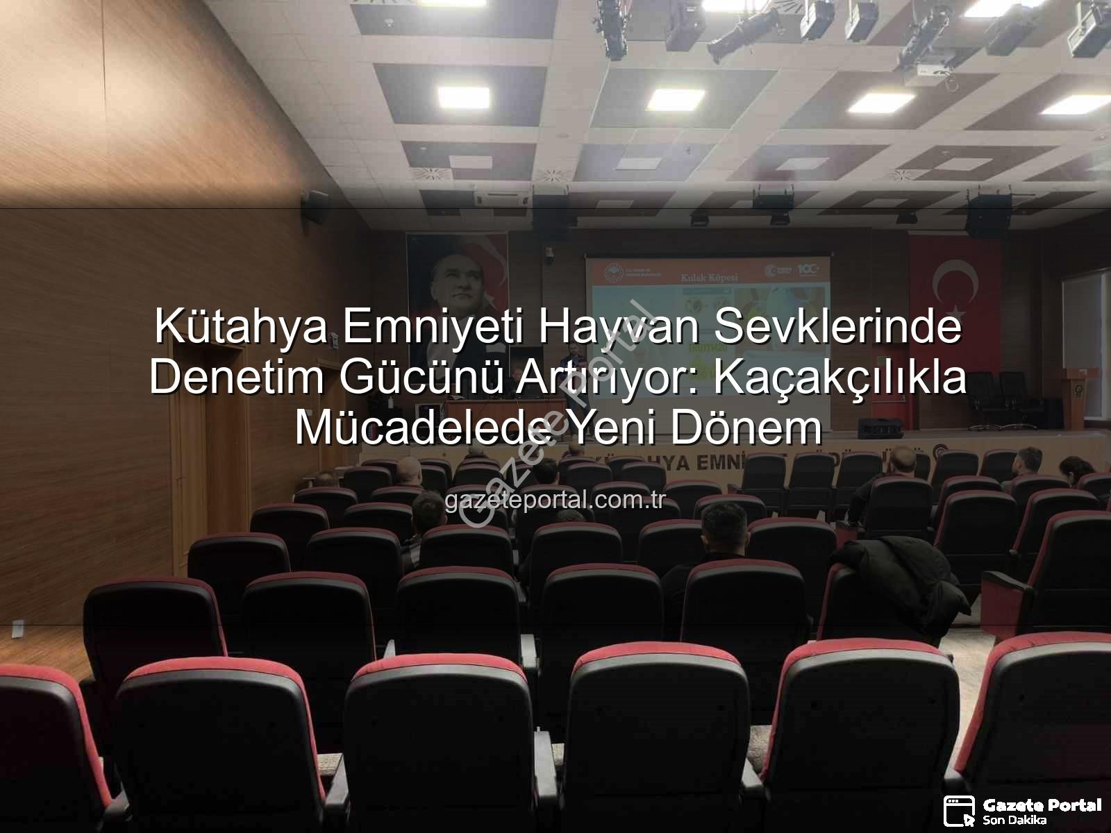 hayvan sevkleri - Kütahya Emniyeti Hayvan Sevklerinde Denetim Gücünü Artırıyor: Kaçakçılıkla Mücadelede Yeni Dönem